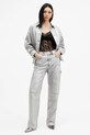 Bavlnené rifle AllSaints MIA Planet friendly sivá W056EB