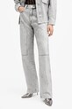 Bavlnené rifle AllSaints MIA W056EB sivá SS25