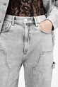 Oblečenie Bavlnené rifle AllSaints MIA W056EB sivá