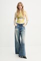 Diesel blugi din bumbac 1996 D-SIRE L.32 TROUSERS A06925.09L47 albastru SS25