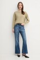 Τζιν παντελόνι Sisley 4MCPLE043 μπλε SS25
