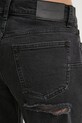 PURPLE BRAND jeansi SLIM CROP negru D1001.CRBL224