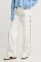 PURPLE BRAND jeansy WIDE SIDE CUT OUT biały D2001.WCWH224