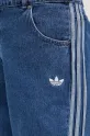 adidas Originals jeansi DENIM 3S PANT albastru JD2574