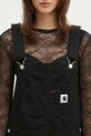 Дънков гащеризон Carhartt WIP Bib Overall Straight черен I034322.8902