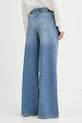 Îmbrăcăminte Pepe Jeans blugi WIDE LEG JEANS MW VINTAGE PL205015 albastru