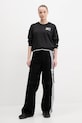 adidas Originals jeans DENIM PANT JD0082 negru SS25