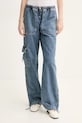 Moschino Jeans jeansy bawełniane niebieski 0320.3721