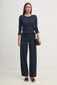 United Colors of Benetton jeansy 4SAWDF08B granatowy SS25