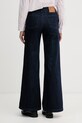 Odzież United Colors of Benetton jeansy wide leg damskie 4TUT574X5 granatowy