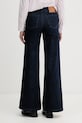 Odzież United Colors of Benetton jeansy wide leg damskie 4TUT574X5 granatowy
