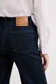 United Colors of Benetton jeansy wide leg damskie granatowy 4TUT574X5