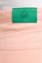 United Colors of Benetton jeansy bawełniane różowy 4RZVDE00J
