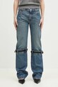 Coperni jeans Hybrid Denim bleumarin COPP32F2014
