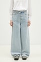 Kavbojke KSUBI Baggy Jean Rollin Kut Out modra WPS25DJ005