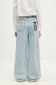 Ruházat KSUBI farmer Baggy Jean Rollin Kut Out WPS25DJ005 kék