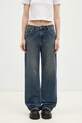KSUBI jeansy Low Rider granatowy WPS25DJ025