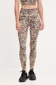 Легінси Dkny з еластаном бежевий DP5P3491