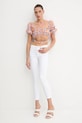 Fracomina jeans BELLA FP25SV8000W67601 alb SS25
