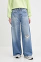 Traperice Tommy Jeans srednje visoki plava DW0DW21277