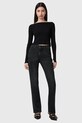 AllSaints jeansi HOLLIS Planet friendly negru W013EC