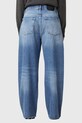 AllSaints blugi din bumbac AKI W026EC albastru
