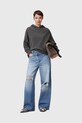 AllSaints blugi din bumbac AKI W026EC