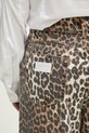 Traperice GANNI Print Denim Stary smeđa J1184