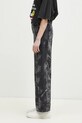 GANNI jeansy bawełniane Heavy Denim Izey J1595 czarny SS25