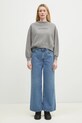 Хлопковые джинсы Axel Arigato Wide-Leg Jeans A2628005 голубой