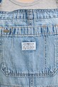 Levi's ogrodniczki jeansowe UTILITY SHORTALL 001UY niebieski