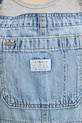 Levi's ogrodniczki jeansowe UTILITY SHORTALL 001UY niebieski