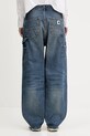 Clothing Carhartt WIP cotton jeans Brandon Double Knee Pant I034462.014L navy