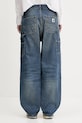 Odzież Carhartt WIP jeansy bawełniane Brandon Double Knee Pant I034462.014L granatowy