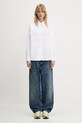 Carhartt WIP cotton jeans Brandon Double Knee Pant I034462.014L navy