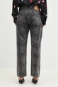 Odzież Aries jeansy bawełniane Lasered Croc Lilly Jean AR3010103 czarny