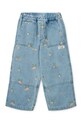 Liewood jeansi Cesar Printed Denim Pants LW19921 albastru SS25