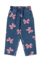 Konges Sløjd jeans copii MAGOT FRILL PANTS GOTS Planet friendly albastru KS102281