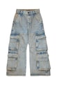 Diesel jeans copii D-ARGJX-CARGO-J TROUSERS jeans albastru J02164