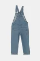 Detské rifľové nohavice na traky Vans Groundwork Denim Overall VN000ME8CDX1 modrá SS25