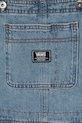 Fete Vans salopete din denim pentru copii Groundwork Denim Overall VN000ME8CDX1 albastru