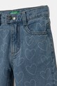 Fete United Colors of Benetton jeans copii 49DAGE02I.P.Seasonal albastru