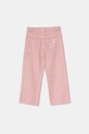 Otroške kavbojke United Colors of Benetton 41AQGE02H.P.Seasonal roza SS25