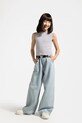 Coccodrillo jeansy z regulacją niebieski WC5123101HGJ