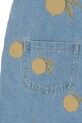 Konges Sløjd salopetă din bumbac pentru copii MAGOT OVERALLS GOTS KS102442 albastru