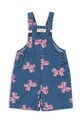 Konges Sløjd ogrodniczki bawełniane dziecięce MAGOT OVERALLS GOTS Planet friendly niebieski KS102442