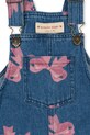 Băieți Konges Sløjd salopetă din bumbac pentru copii MAGOT OVERALLS GOTS KS102442 albastru
