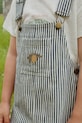 Detské bavlnené nohavice na traky Konges Sløjd FENDER OVERALLS GOTS KS102807