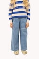 Chłopiec Tinycottons jeansy dziecięce GRAPHIC DENIM PANT SS25.243 niebieski