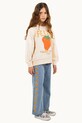Детские джинсы Tinycottons STRAWBERRIES EMBROIDERED JEANS SS25.247 голубой